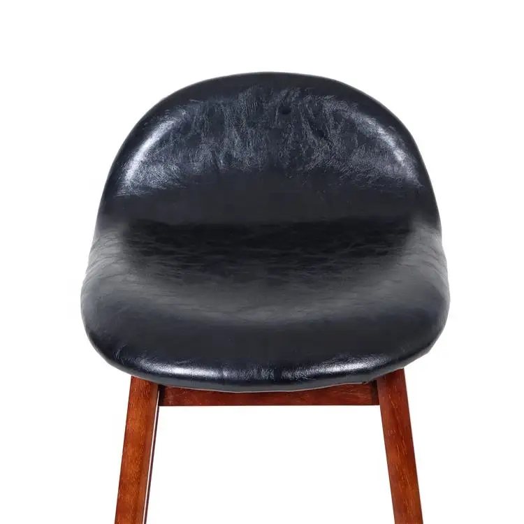 Wholesale PU kitchen bar stool pub high bucket round counter dining chair