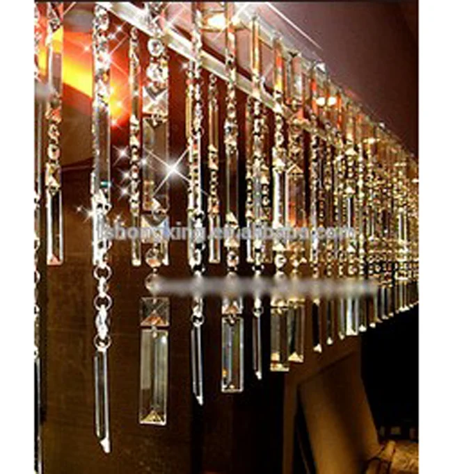 CB17 Wholesale Luxurious Maple leaf pendant Beaded Curtains - Hanging Door Curtains for home decoration