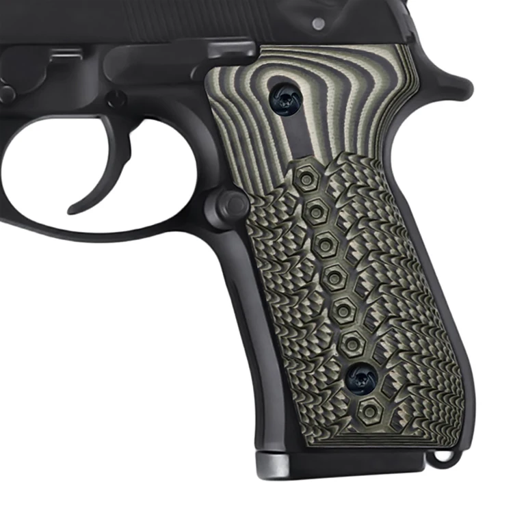 Beretta 92 accessories G10 gun grips for Beretta 92 96 Full Size G10 Gun Grips, Mechanical texture