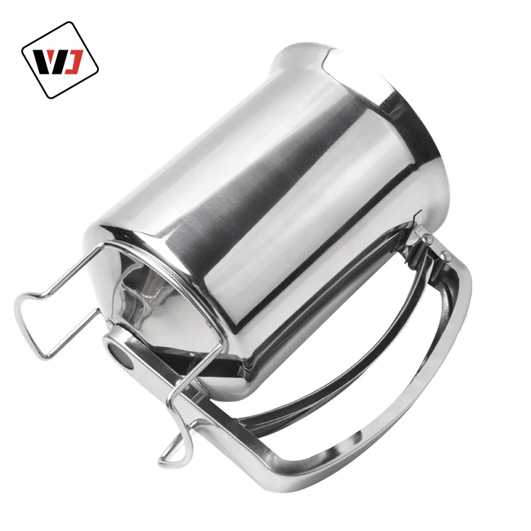 
Whosales stainless steel material batter dispenser puff normal model base support batter dispenser 