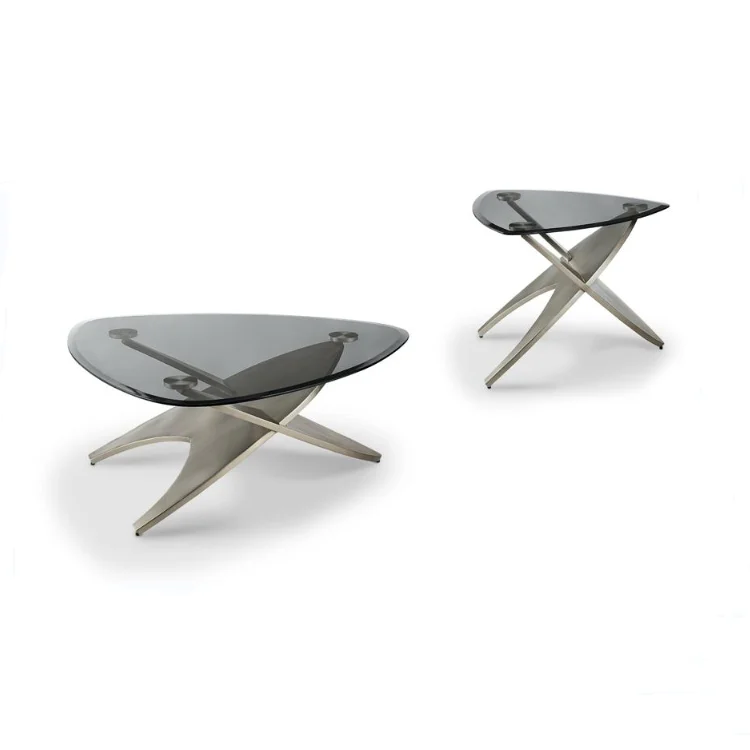 Высококачественный кофейный столик Santin с покрытием из стекла в современном стиле, маленький боковой столик