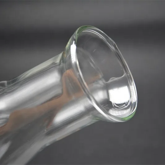 3000ml borosilicate wide mouth graduated glass triangle laboratory quartz clear large transparent erlenmeyer flask conical flask