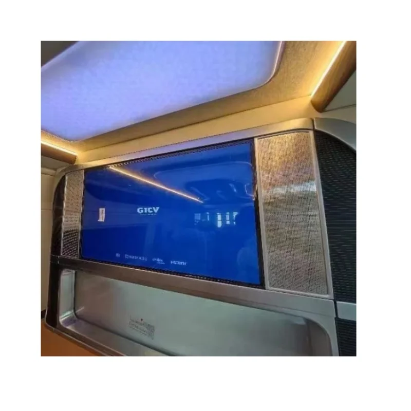 Hiace New design luxury  Interior Modifided Decoration Kits with partition electric lift TV electric VIP seats for Toyota HIACE