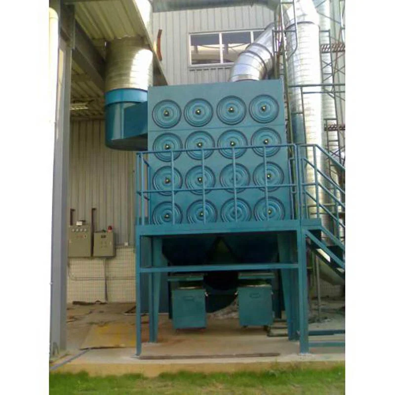 Cartridge type dust collector for sand blast dust collection