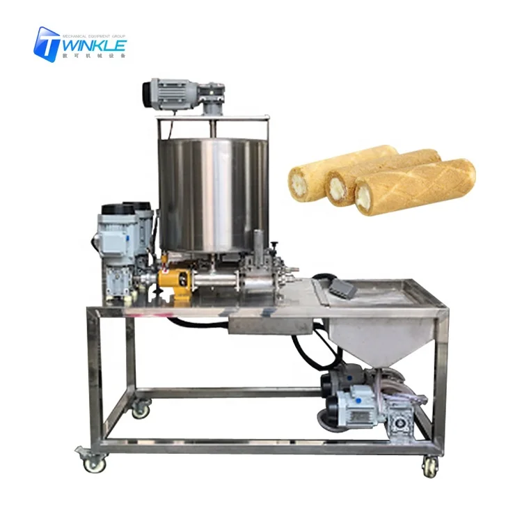 Automatic crispy egg roll fille rolling machine