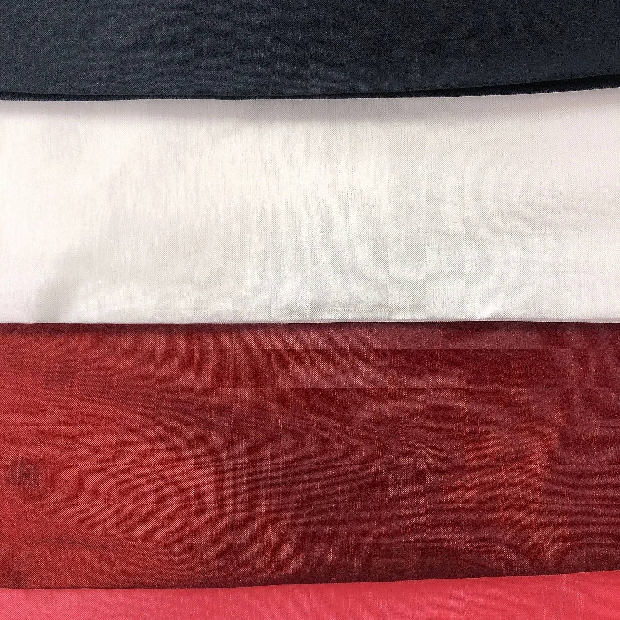 Polyester / Nylon fashionable 200D stretch taffeta plain dyed for Trousers