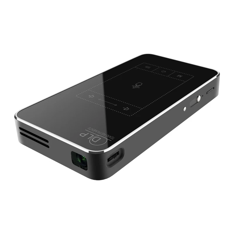 LED rgb Mini portable pocket Dlp projectors android 9.0 1/32GB BT4.2 Built-in battery beamer video mini 4k UHD Dlp projectors