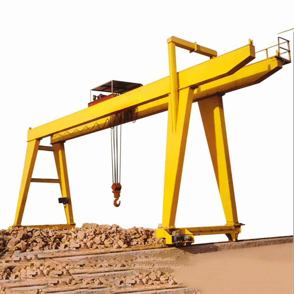 Electric 30 Ton 40 Ton Double Beam Mobile Gantry Crane with Motor Engine & Gearbox
