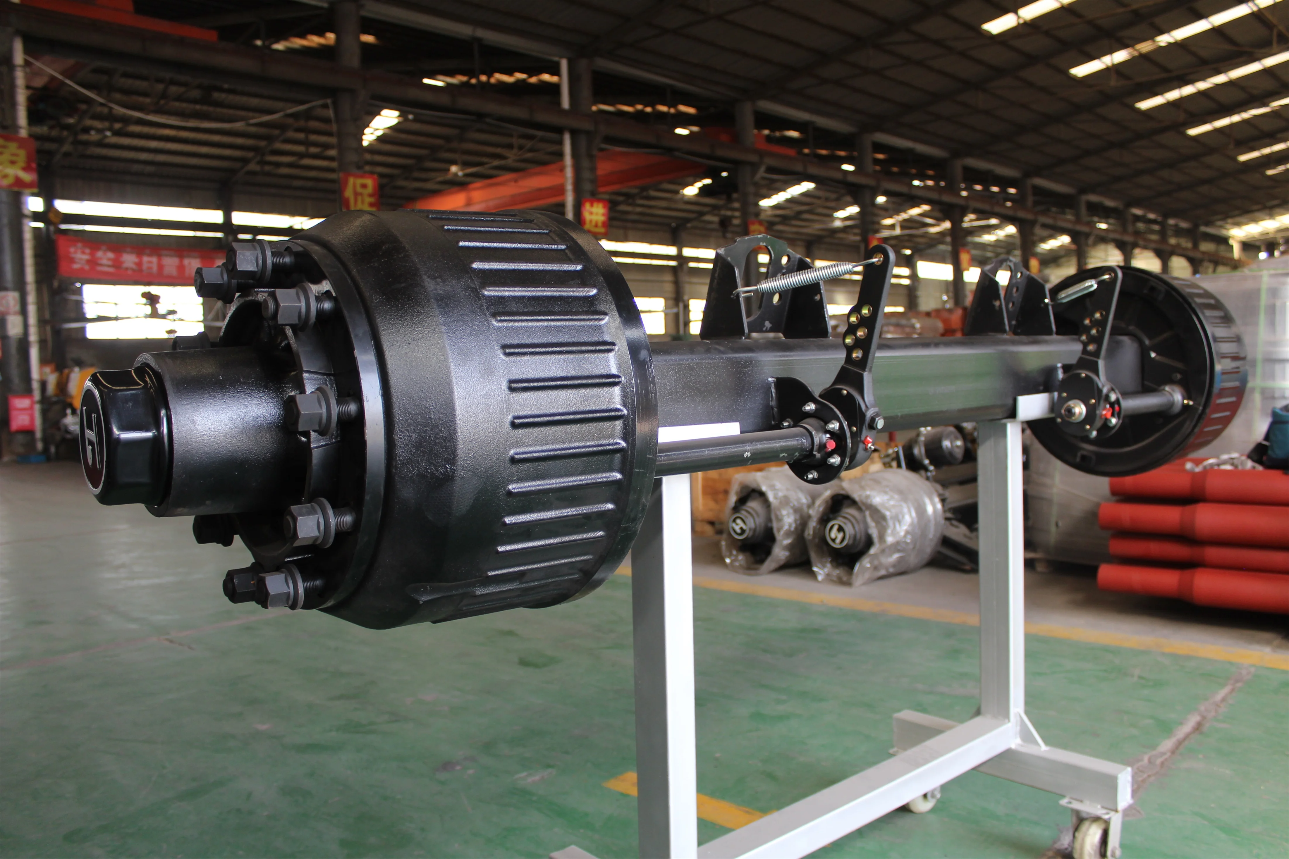 LUEN 2024 different model 10.5T 13T 14T 16T 20T  German Type Axle In Truck Trailer Semi Trailer Parts For Sale