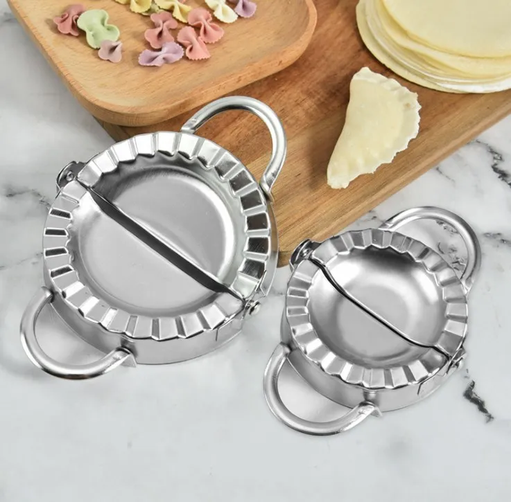 Kitchen Accessories Food Grade Material Stainless Steel Empanada Dough Pastry Press Dumpling Maker Set  Dumpling Mold