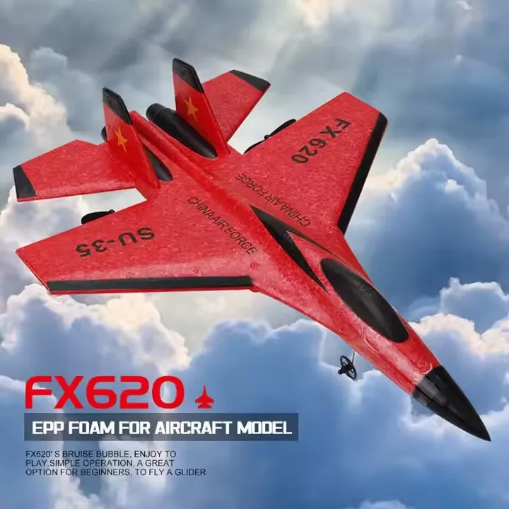2022 EPP Aircraft Model Glider Foam air Plane Anti-fall Unbreakable Flying Rc Toy Su 35 FX820 Radio Remote Control Rc Airplane