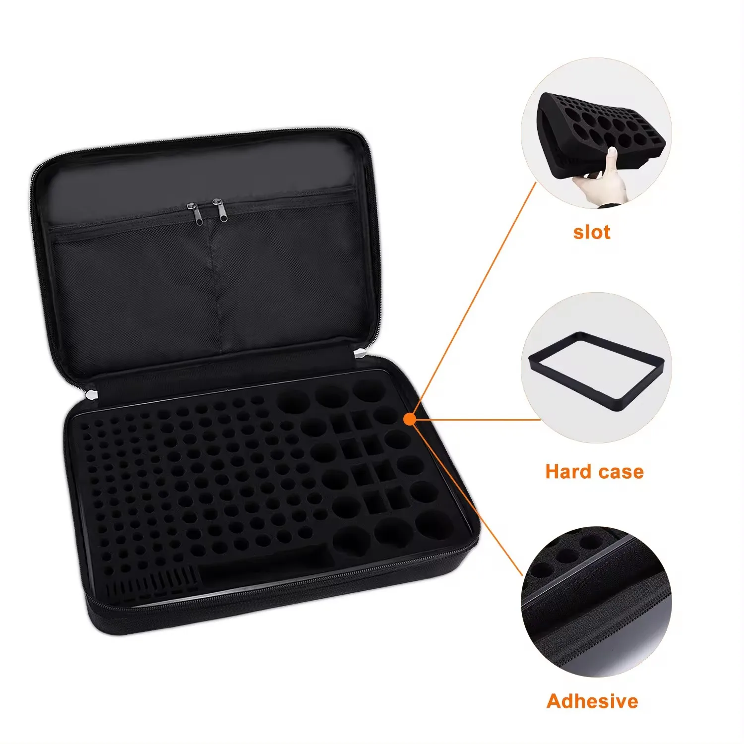 New Release Battery Organizer Box OEM/ODM Thermal Protecter Professional Heat Retard Fireproof Storage Battery Tester