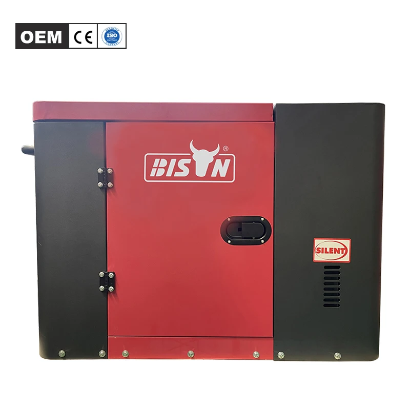 BISON 3 Phase 380V Electric Start 8Kva Diesel Silence Generator