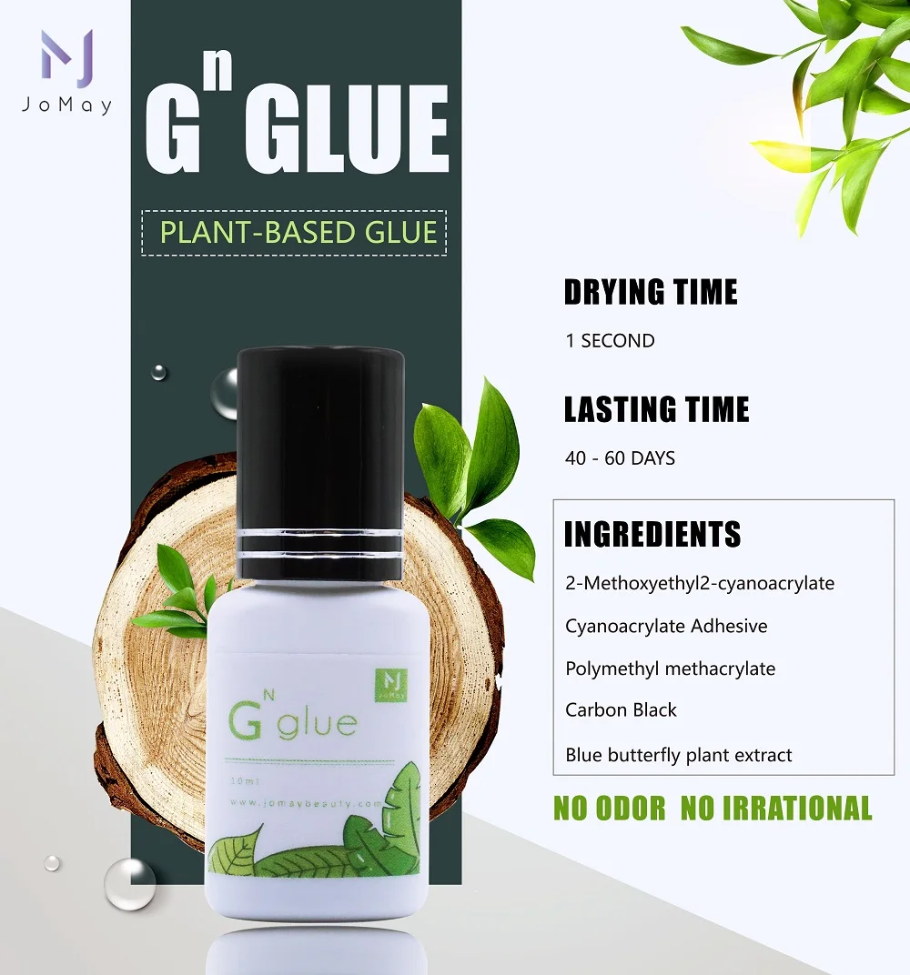 Jomay adhesive wholesale korea 5g waterproof latex free adhesive  costumize 0.2 professional mink japan glue for lash extention