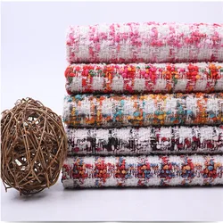 Luxury Autumn And Winter Fabrics Bright Color Series Grid Romantic Explosion Soft Cloth