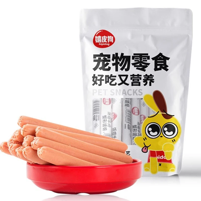 Dog Snack Ham Sausage 90g Teddy Golden Hair Husky Calcium Supplement Small Training Reward Pet Sausage Gift Pack