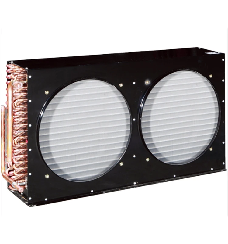 3HP 2 fans FNF-7.2/26 High Efficiency Air Cooled Condenser  Used For Refrigeration Unit And Cold Room Industry