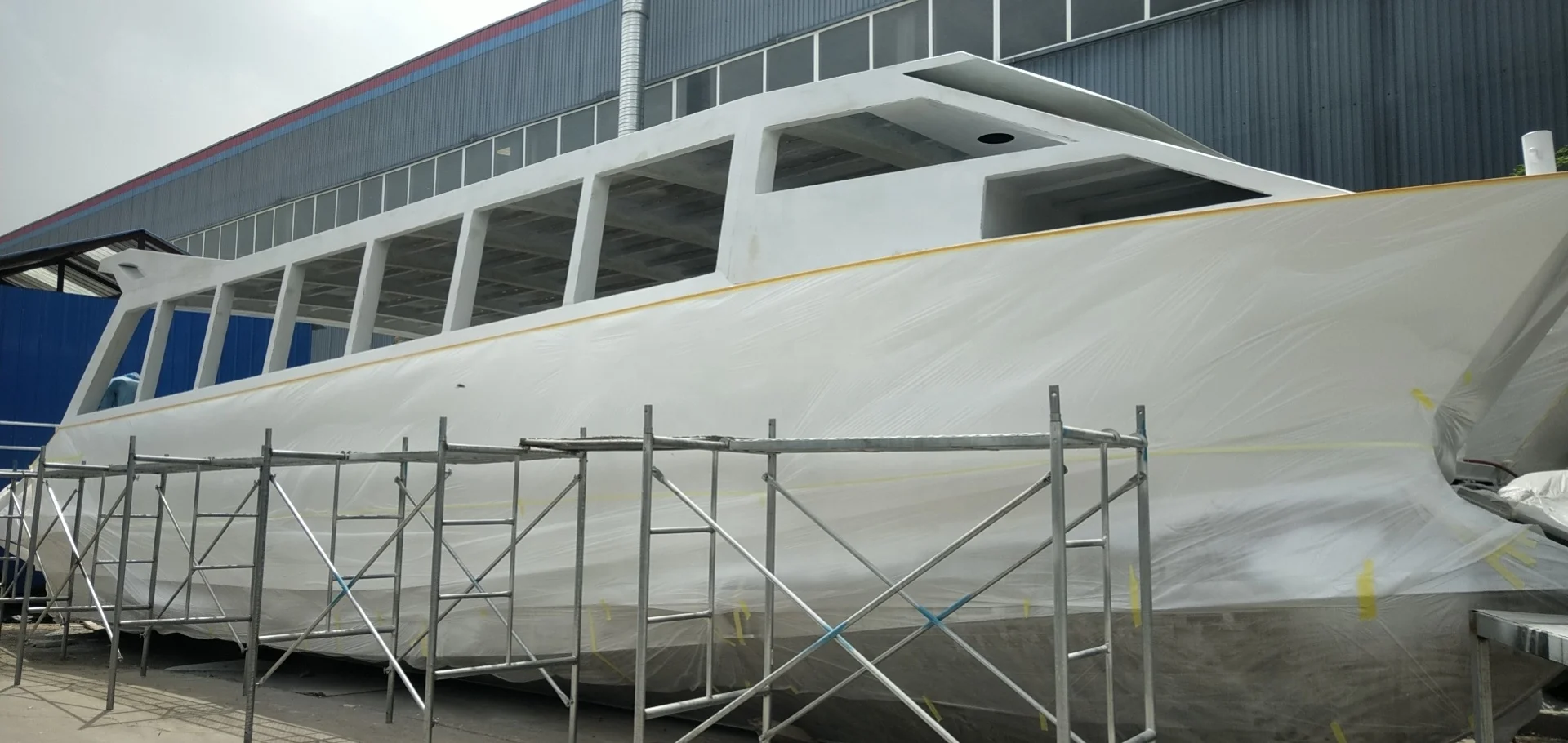 15m 50 seats Aluminum catamaran passenger ship ferry boat with inboard engine for sale