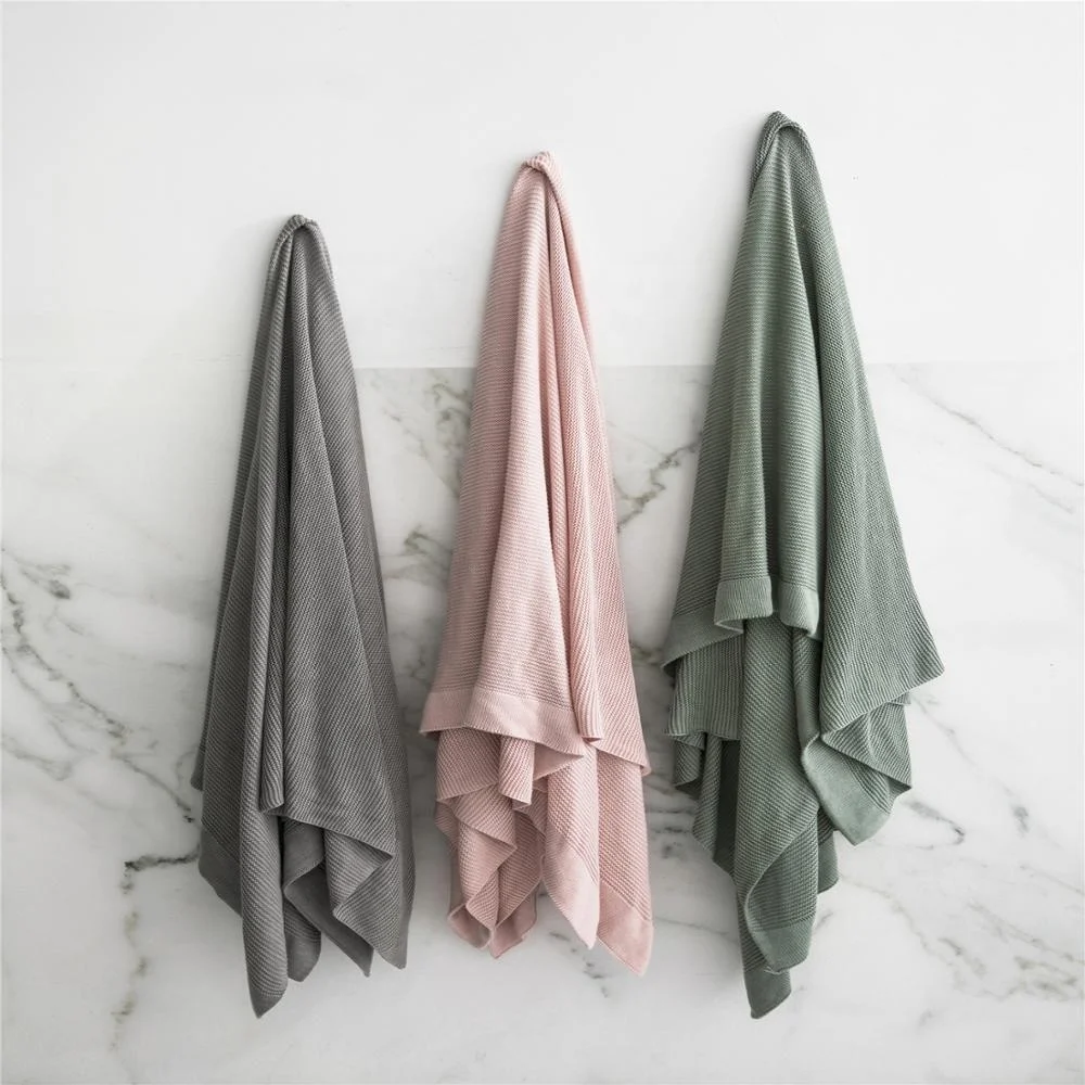 Bamboo cotton blanket