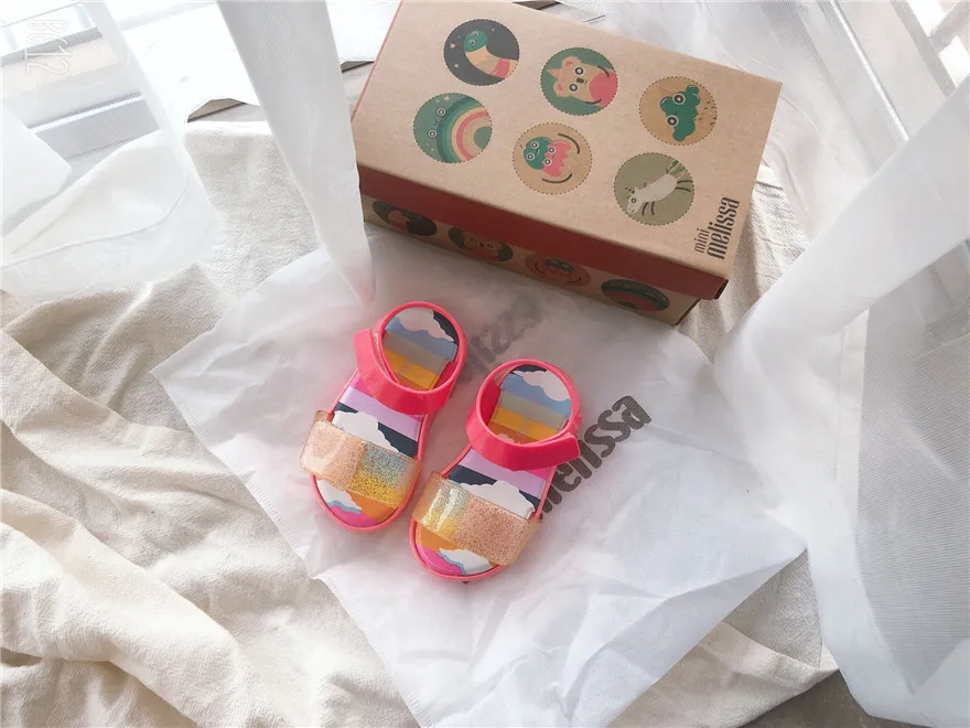 Детские сандалии 2021 Новинка Melissa same новая детская обувь для девочек для мальчиков пляжные детские сандалии летние