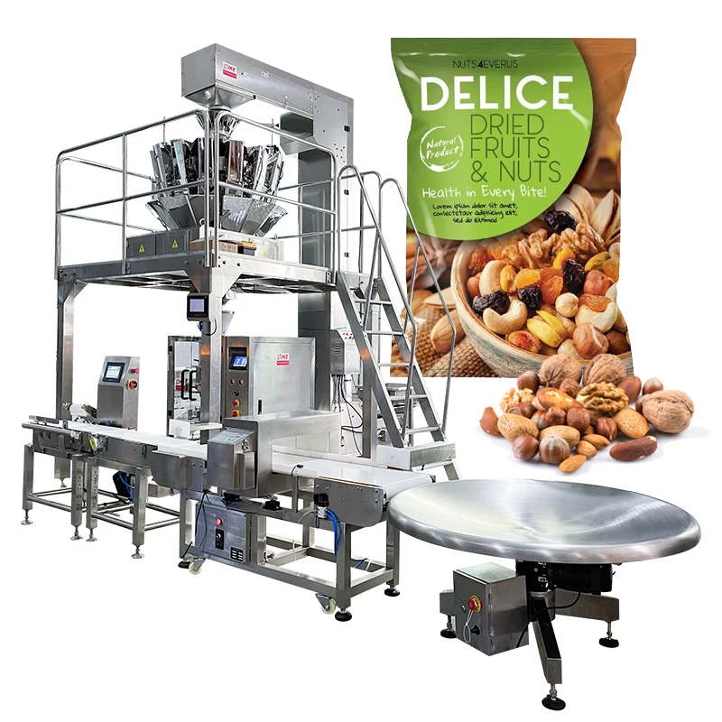 Full Automatic Nut Packing and Filling Machine Automatic Packing Peanuts Machine Peanuts Bag Packaging Machine