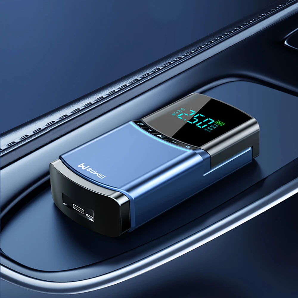 Factory Wholesale 12400MAH Car Jump Starter Power Bank Peak 2000A Portable Air Pump Compressor Jump Starter