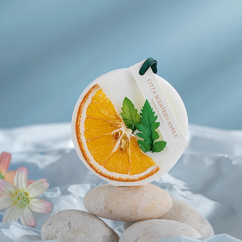 Dried Flower Beeswax Aromatherapy Gardenia Candle Wax Tablets For The Car