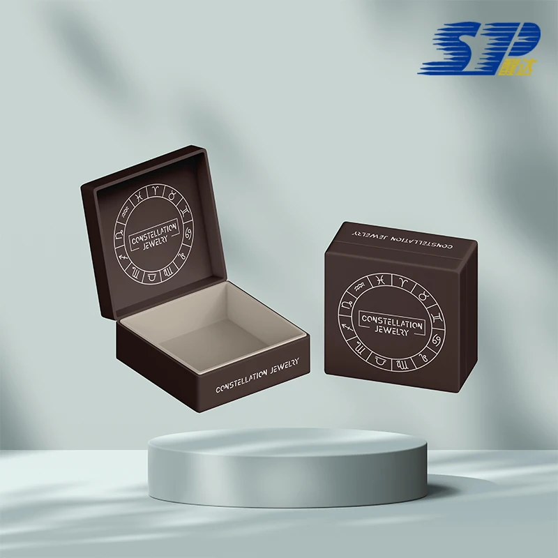 Custom Logo Printed Jewellery Packaging Boxes Paper Gift Magnet Close Jewelry Box