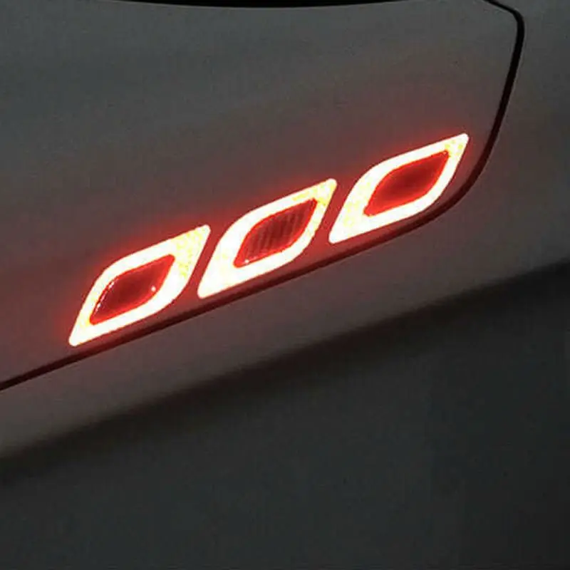 security tag label H0Qnc carbon fiber car wheel reflective warning sticker