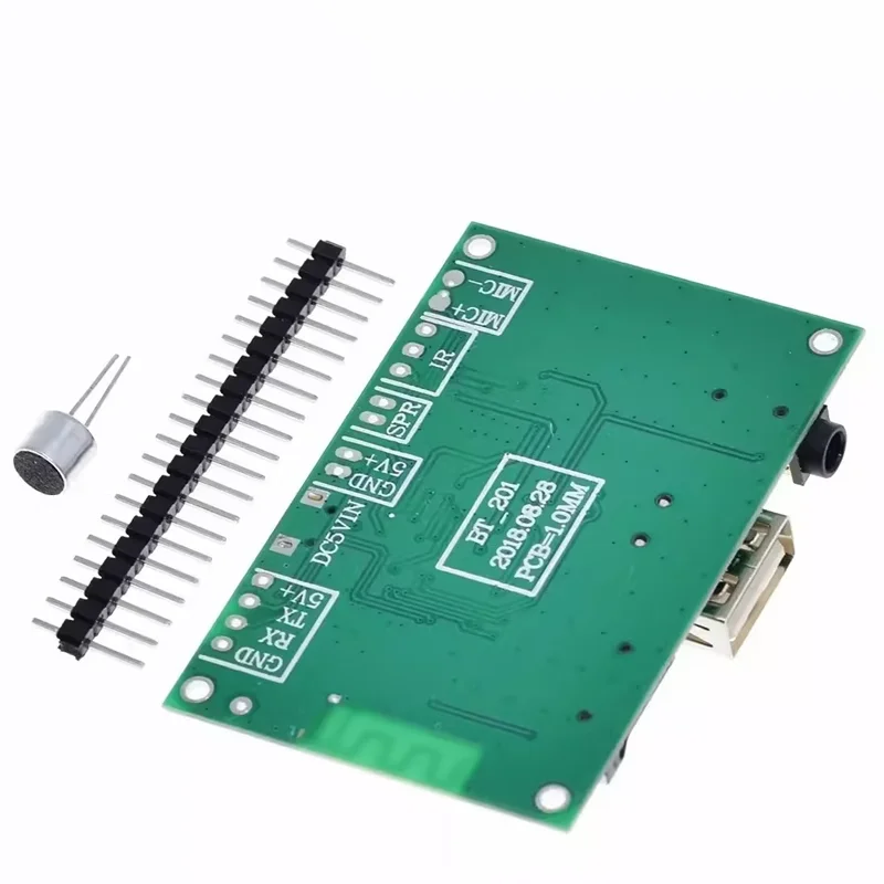 BT201 dual-mode 5.0 Bluetooth receiving module Lossless audio amplifier board car speaker DIY