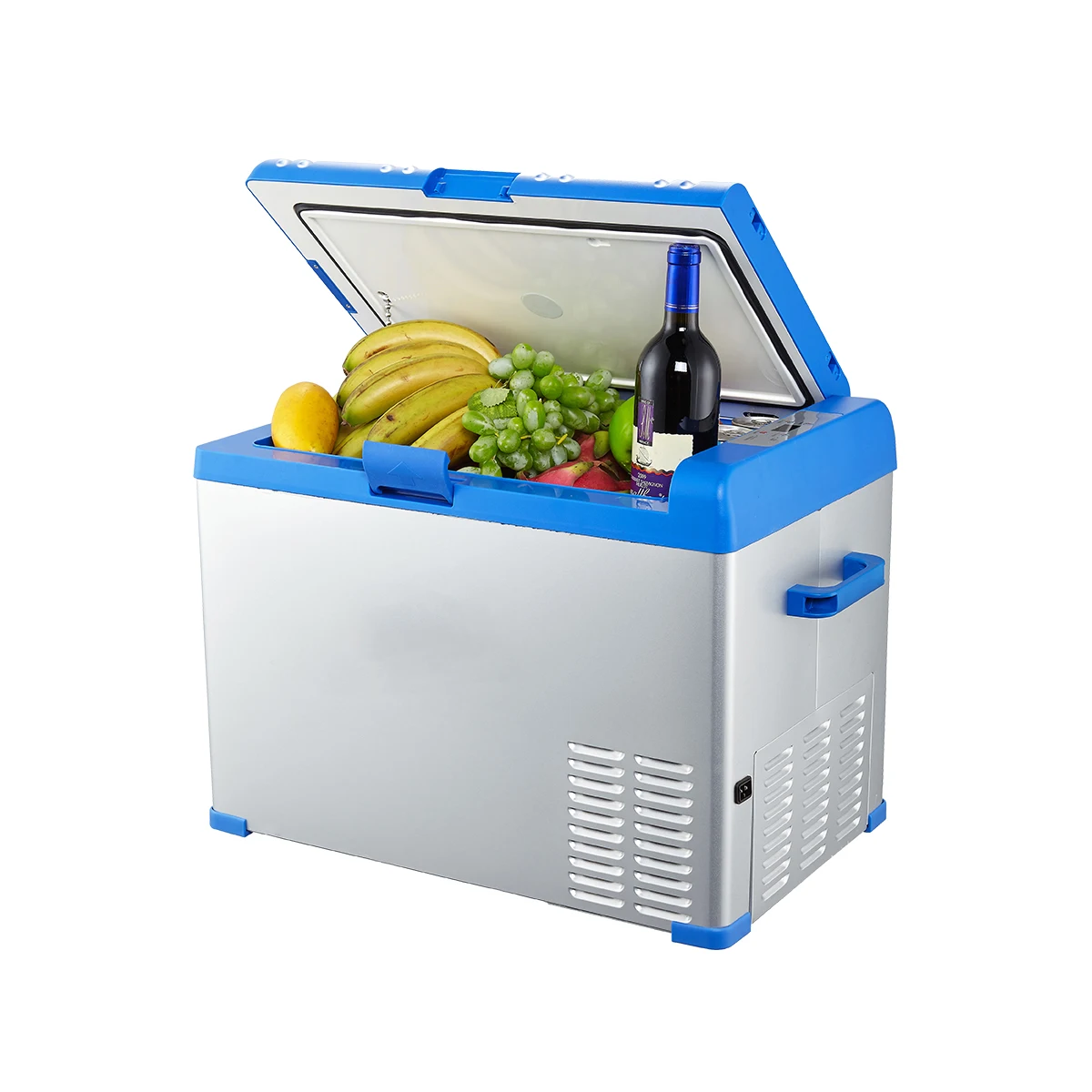 Alpicool 40 Liter Blue Metal Refrirator Box 12V DC Compressor Auto Cooling Designed for Fishermen with 25L Capacity