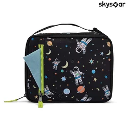 Supplier Durable Freezable Lunch Box Cute Girls and Boys Funny Spaceman Cartoon  Printing Insulated Cooler Bento Tote Lunch Bags