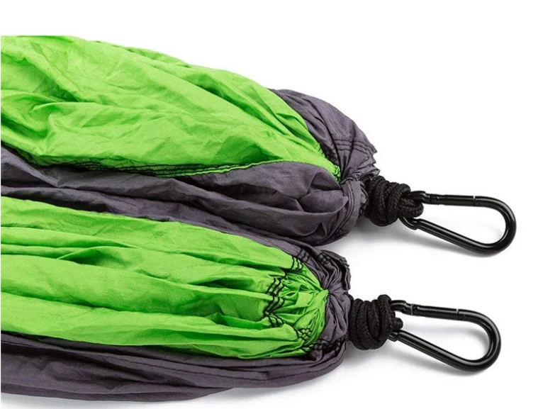 
Parachute cloth hammock double color splicing nylon silk swing outdoor camping hammock 