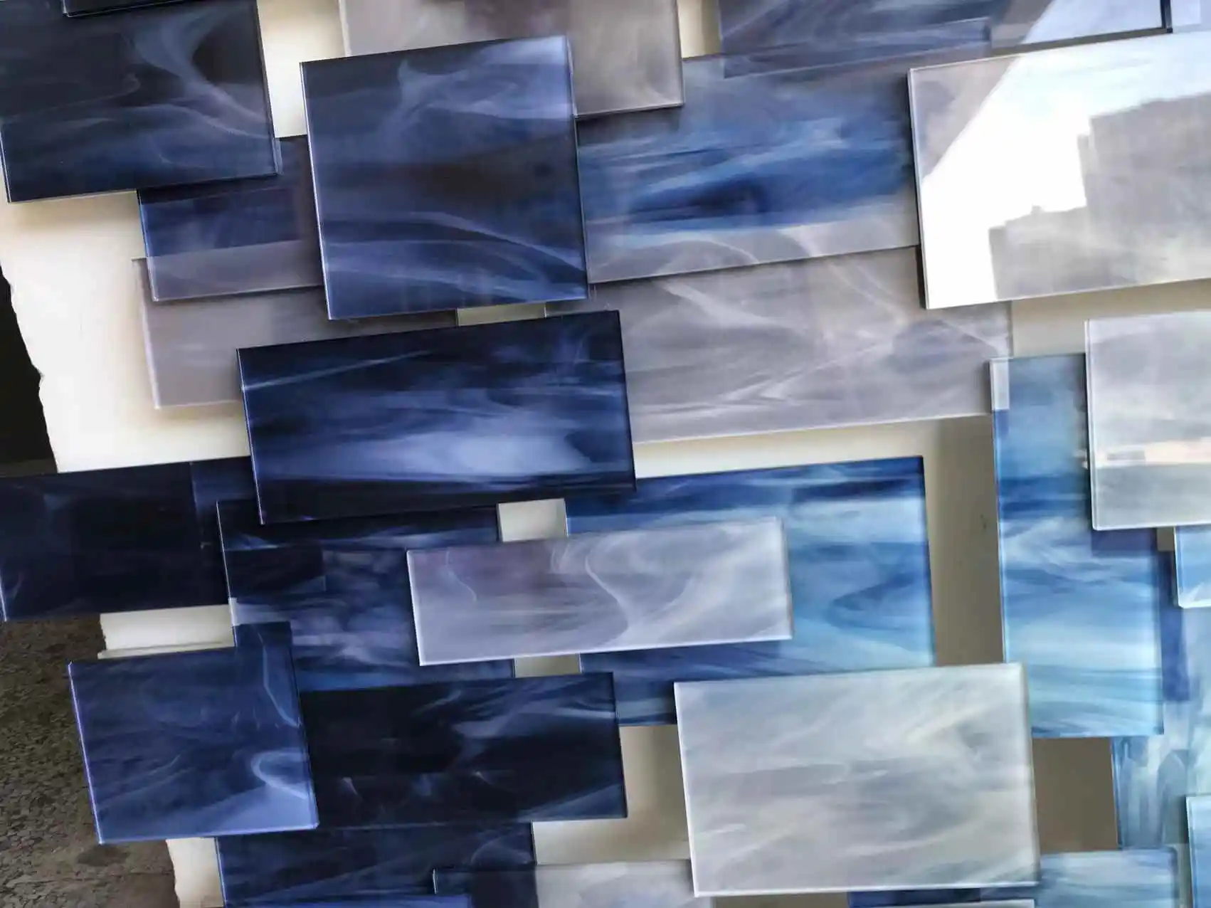 Large Abstract Wall Decor Painting Cuadros Decorativos Para Crystal Porcelain Three-Dimensional Superposition Luxury Wall Art