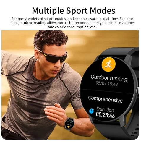 ZL02 Bw0223 0023 Blue Tooth Call Smartwatch Blood Pressure Oxygen Meter Step Detection Upgraded Multi-functional Sports Watch
