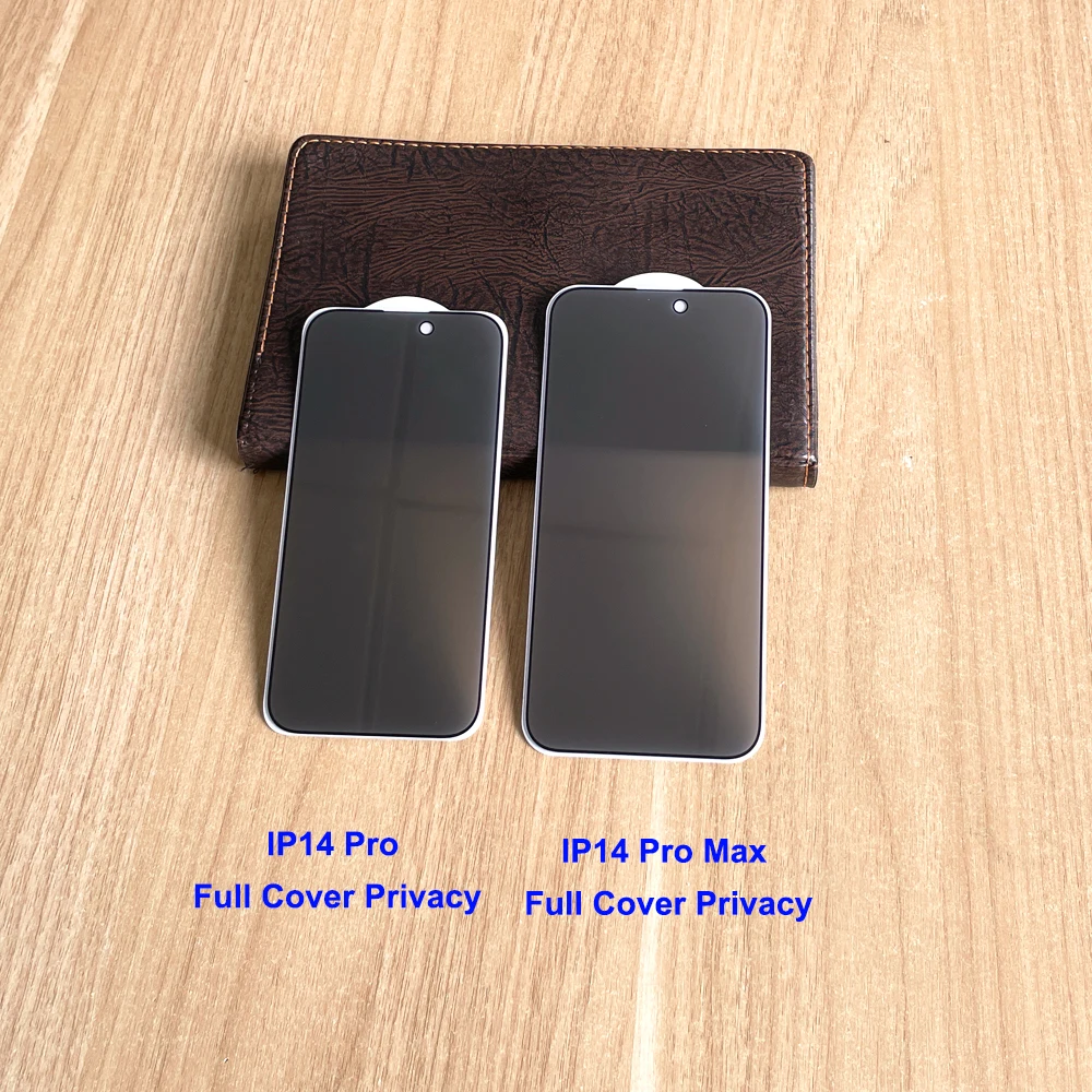 mobile phone anti spy screen guard protective film 14  2.5d full glue anti-spy tempered glass for iPhone 14 pro 14 pro max