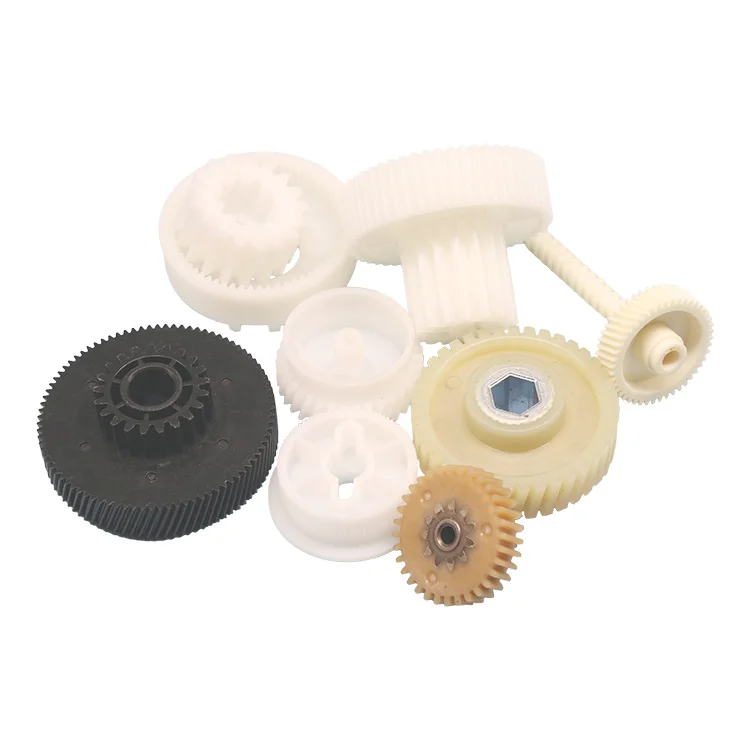 Factory custom making plastic gears set plastic pa66 nylon gear rack for sliding gate