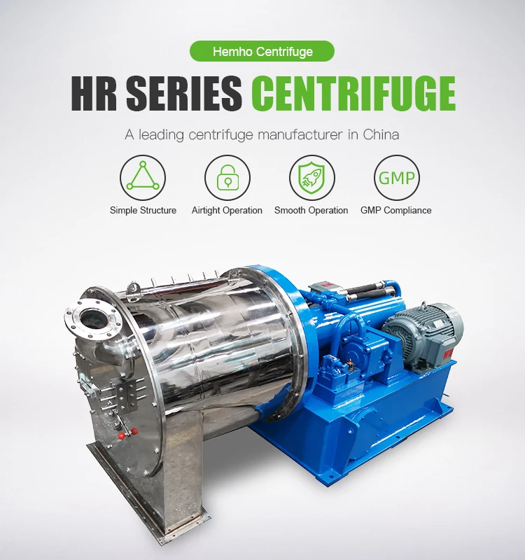Factory Discount Price Continuous Centrifugal Solid Liquid Separator Pusher Centrifuge