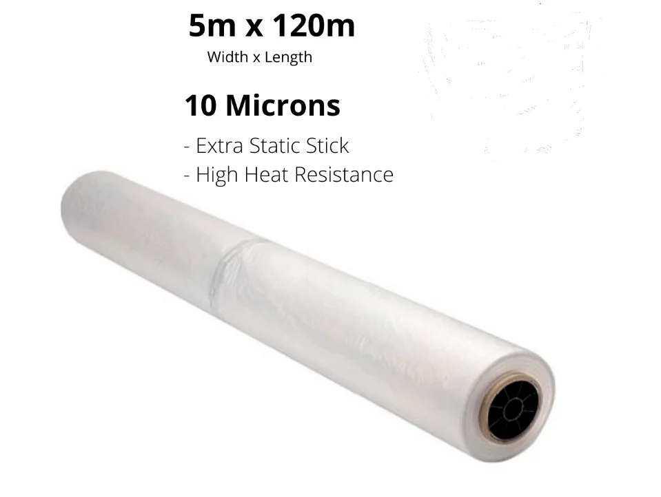 plastic sheeting for automotive paint protection, corona treated masking film