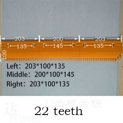 Fujitec Ecalator Comb Plate 22-tooth plastic comb plate  0129CAD001,0129CAE001,0129CAF001