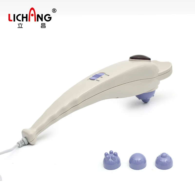 Handheld electric high-power tapping electric instrument for neck waist and shoulders dolphin massager stick massage hammer