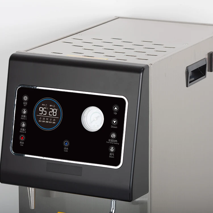 Commercial Fully Automatic Milk Tea Water Boiler Steam Milk Foam Machine Coffee Espresso Frother Steamer Machine