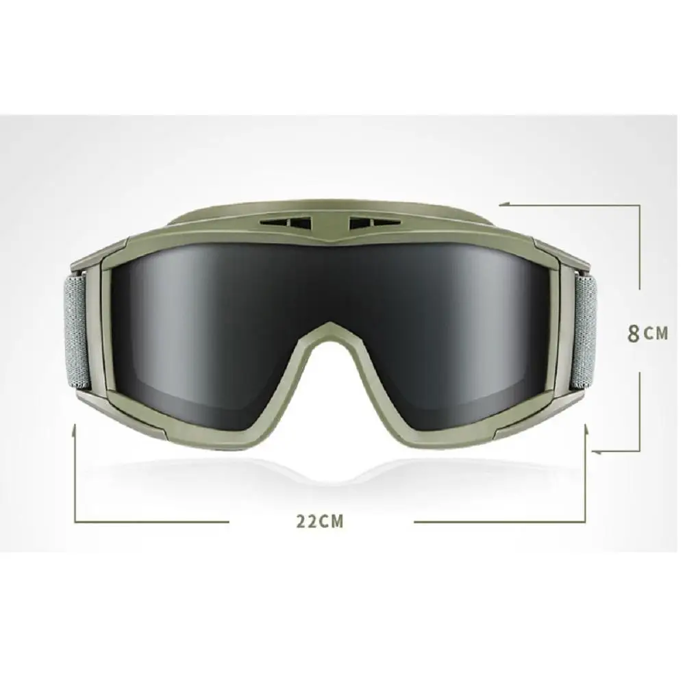 Hunting Protection Tactical Goggles Outdoor Sport Glasses Shooting Tactical Combat Goggles