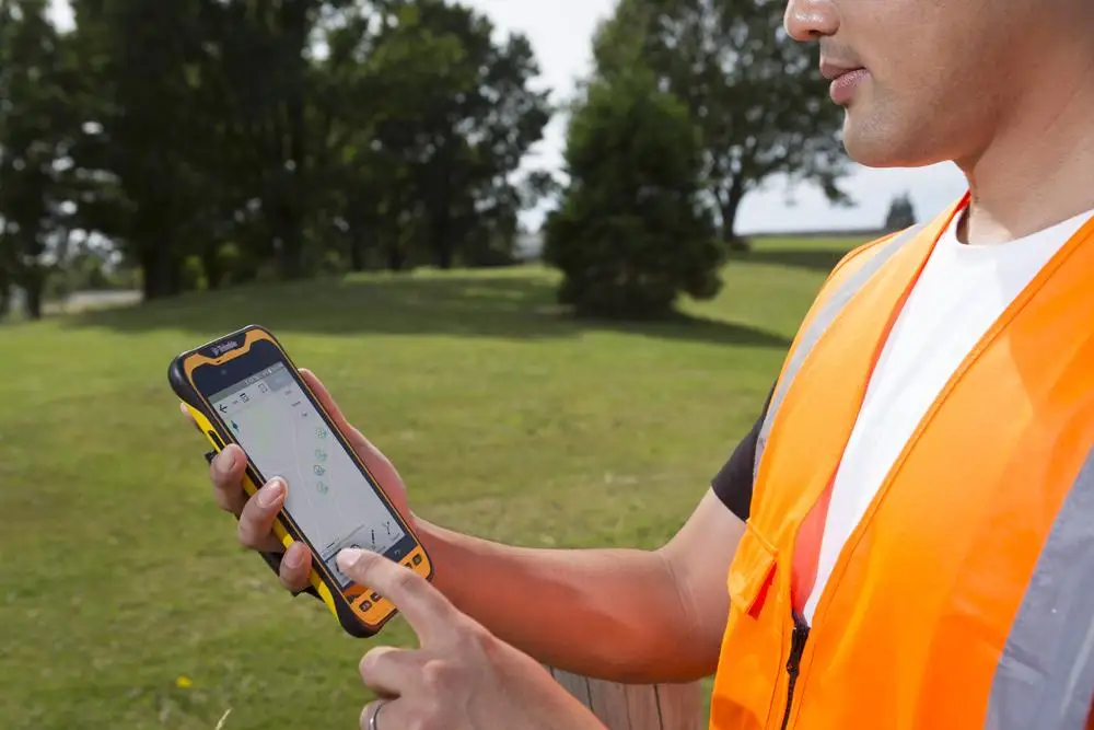 Trimble TDC600 Android компьютеры с отображением gps gnss портативный