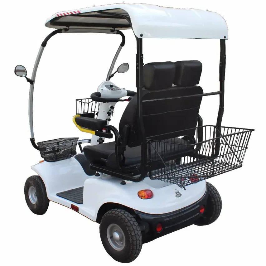 Outdoor Best Electric Mobility Scooter With Weather Canopy For Old People