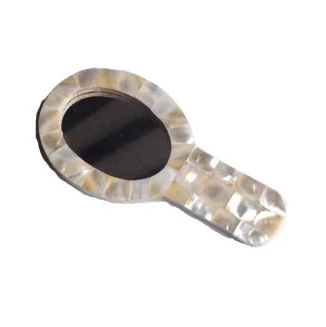 Mother of Pearl Inlay Hand Mirror Frame Cosmetic Mirror Small Hand Mirror Of Girls and Women