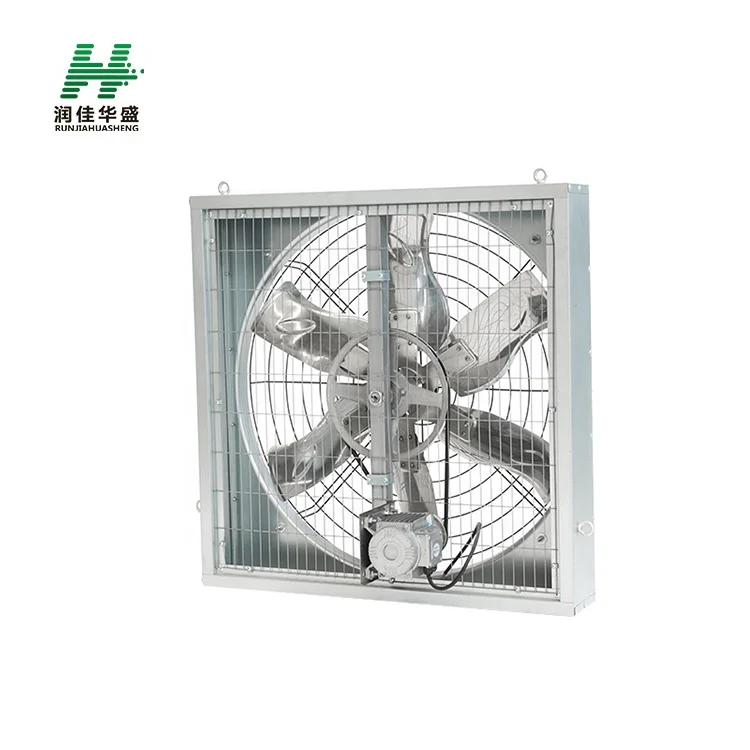 Cattle barn pig house livestock breeding fan thickened galvanized sheet hanging cattle barn fan pig house