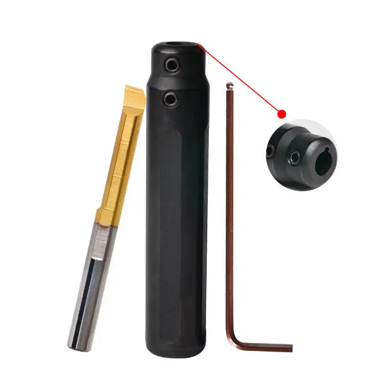 Mini Internal Grooving Boring Tool Cutter Micro Boring Bars Solid Carbide Tool MQR MNR For Thread Turning