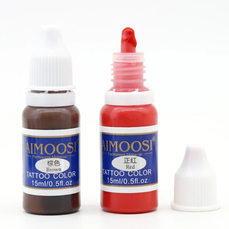 Aimoosi Waterproof professional tattoo ink manufacturer tattoo ink set tattoo ink