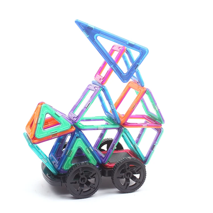 2024 Balin детские лидер продаж 3d игрушечные колеса детский сад игрушки набор световые магнитные строительные блоки